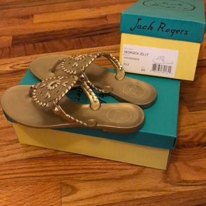 Brand new, never worn Jack Rogers jelly sandals